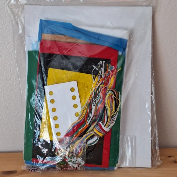 ☃️Vintage Janlynn 28''Jumbo Felt Stocking - Picture 4 of 5